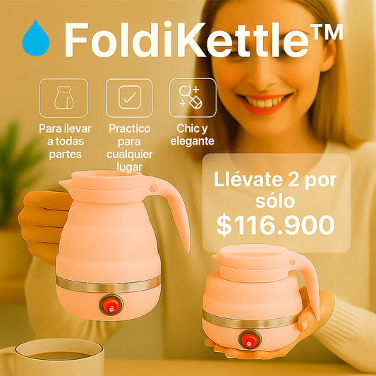 💧FoldiKettle™ | Tetera Eléctrica Plegable